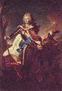 Hyacinthe Rigaud Portrait of Friedrich August II of Saxony Spain oil painting artist